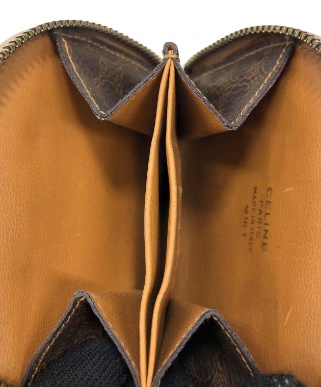 中古・古着通販】CELINE (セリーヌ) マカダム コインケース ブラウン