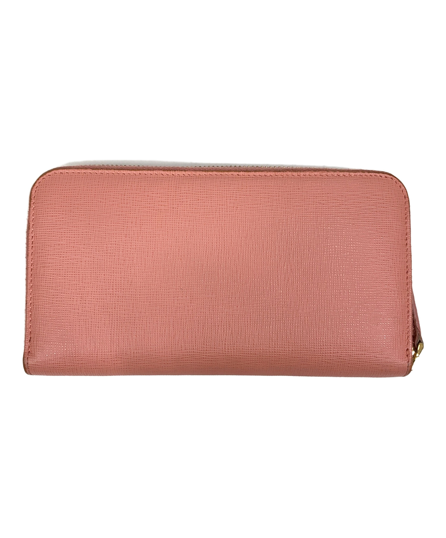 中古・古着通販】FENDI (フェンディ) ラウンドファスナー長財布 ピンク