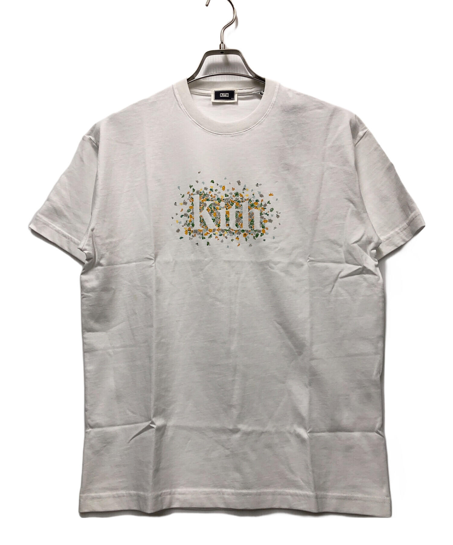 中古・古着通販】KITH (キス) 半袖カットソー ホワイト サイズ 中古・古着通販】KITH (キス) 半袖カットソー ホワイト サイズ