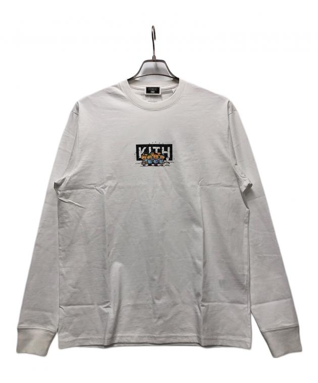 KITH ホワイト長袖カットソー 中古・古着通販】KITH (キス) 長袖カットソー ホワイト サイズ:S