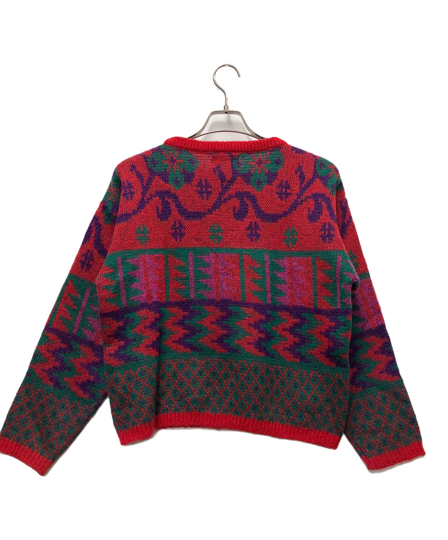 中古・古着通販】BENETTON (ベネトン) 厚手ニット レッド サイズ:46 
