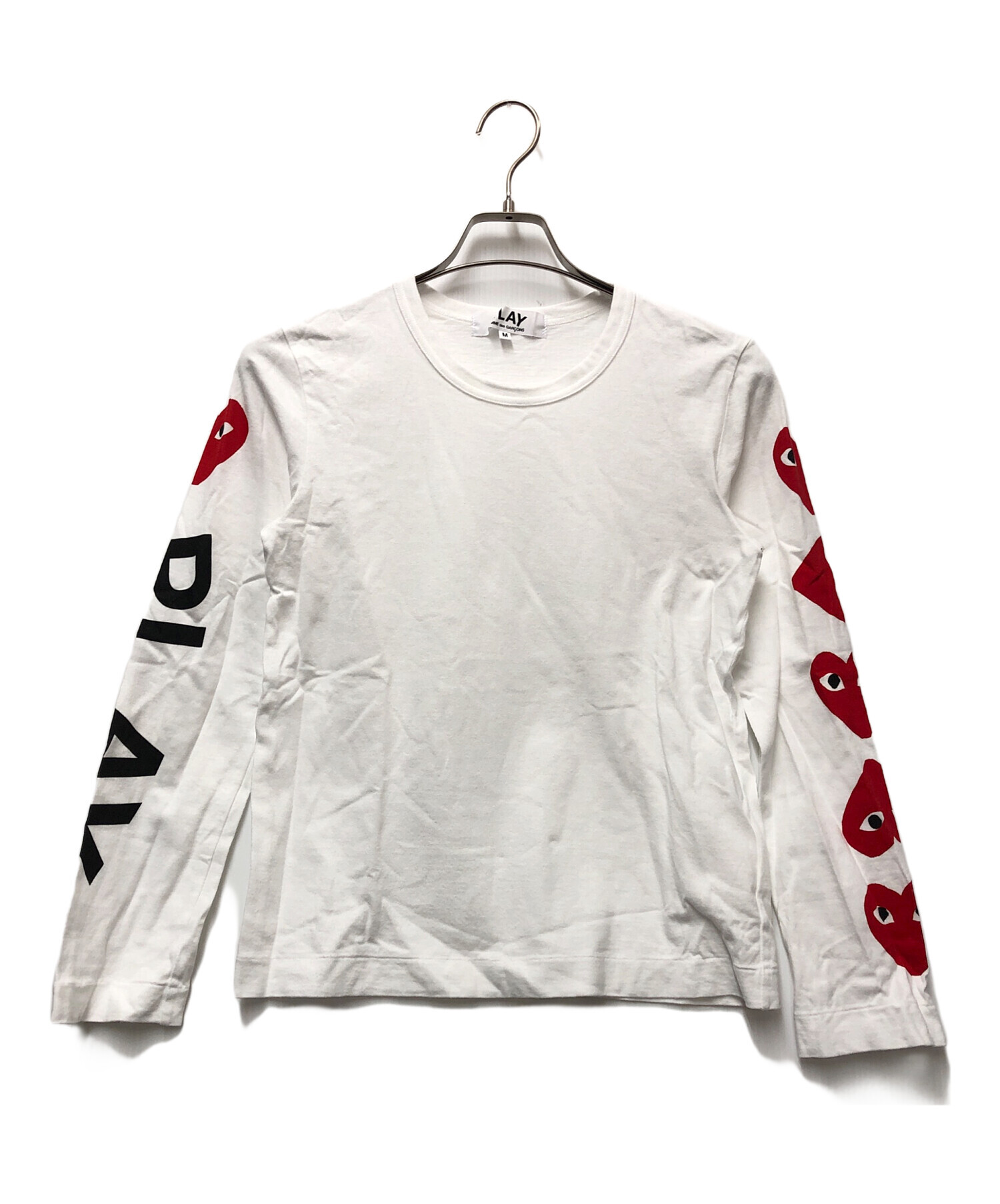 COMME des GARÇONS タグ付き 白 長袖カットソー L 中古・古着通販】COMME des GARCONS (コムデギャルソン) 長袖