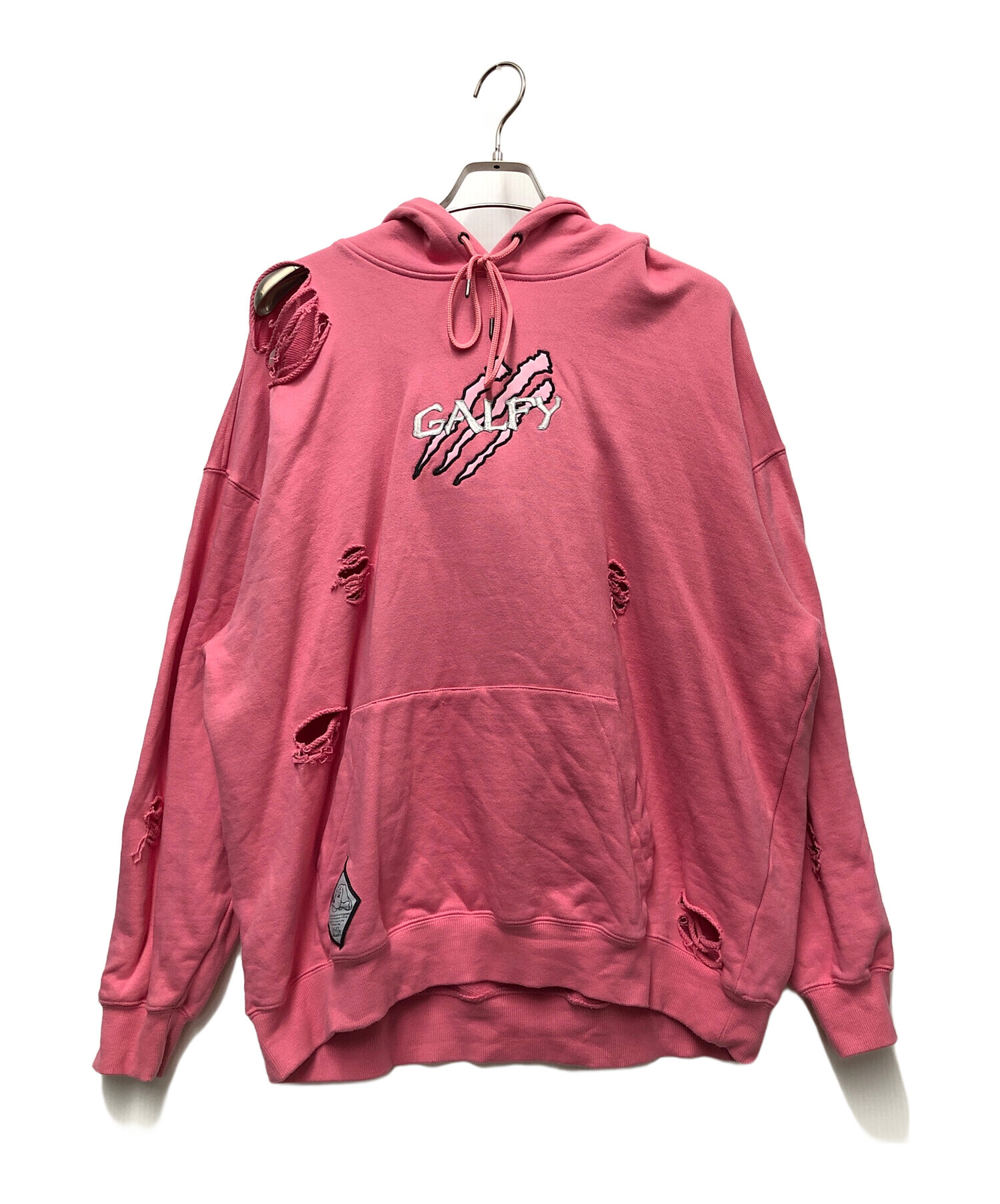 中古・古着通販】GALFY (ガルフィー) プルオーバーパーカー ピンク