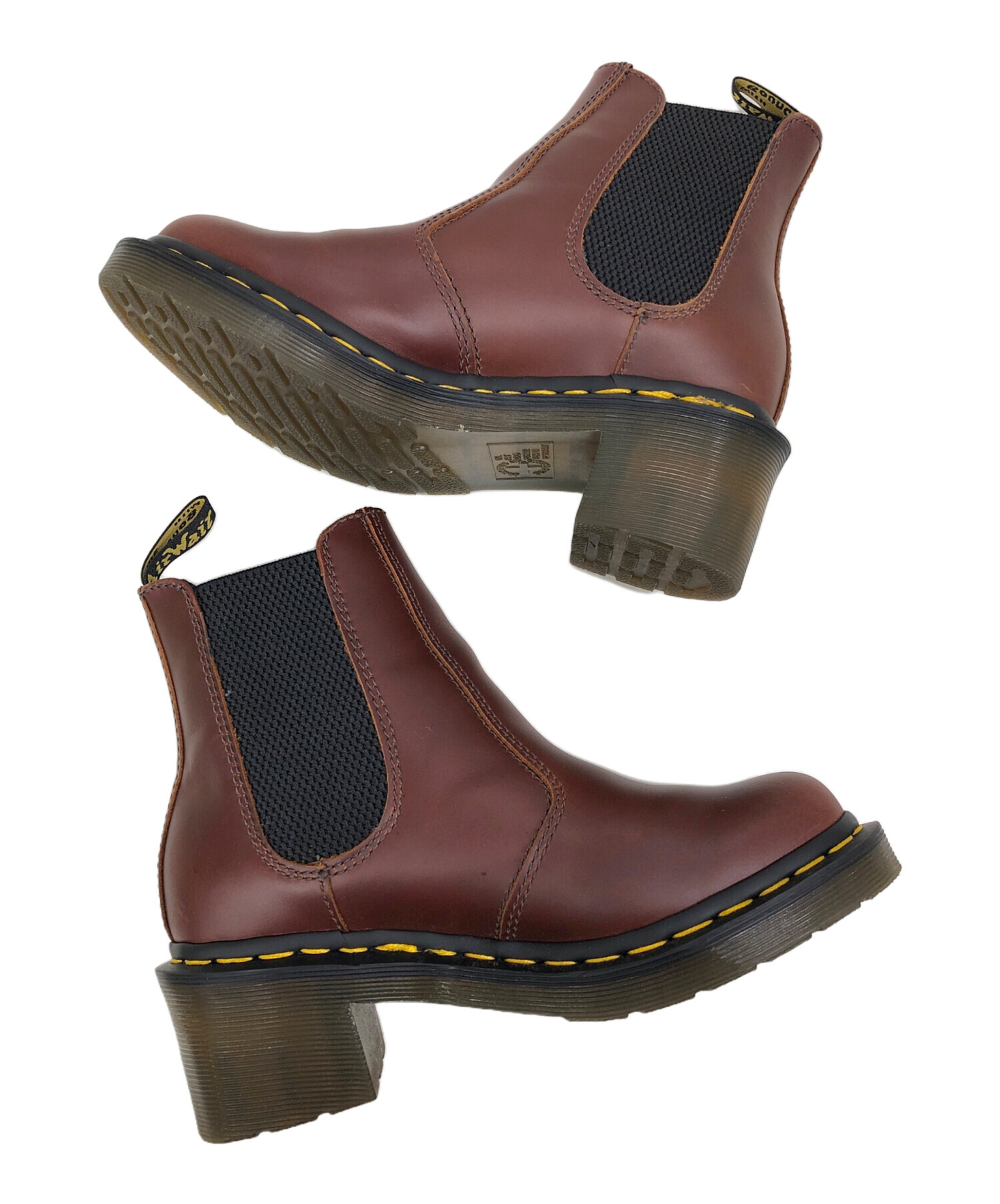 Dr. Martens サイドゴアブーツ ブラウン 中古・古着通販】Dr.Martens (ドクターマーチン) サイドゴアブーツ