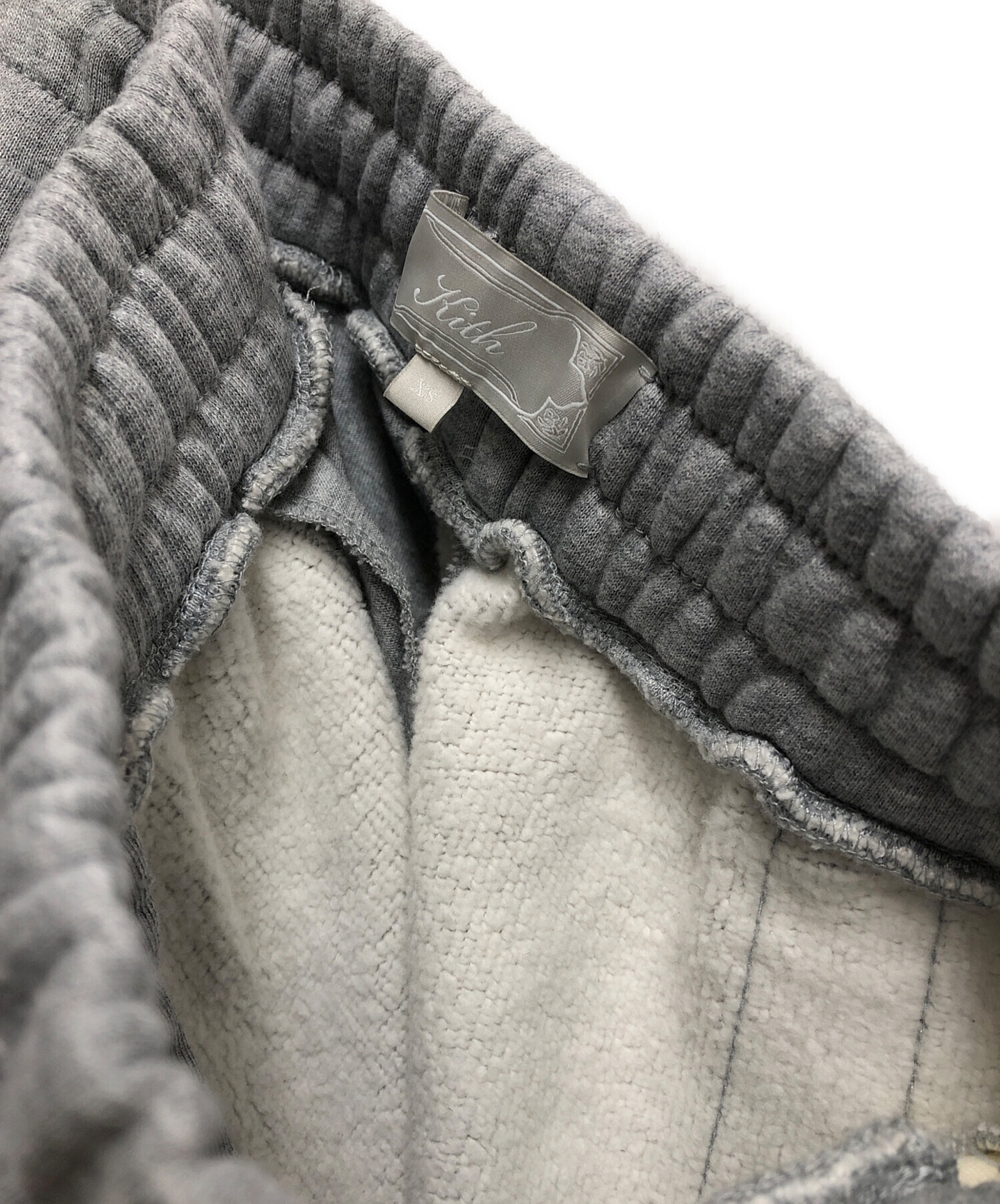 中古・古着通販】KITH (キス) スウェットパンツ グレー×ホワイト