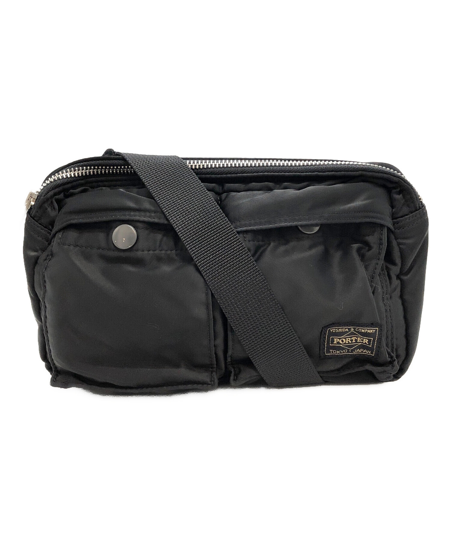 中古・古着通販】PORTER (ポーター) タンカーウェストバッグ ブラック 