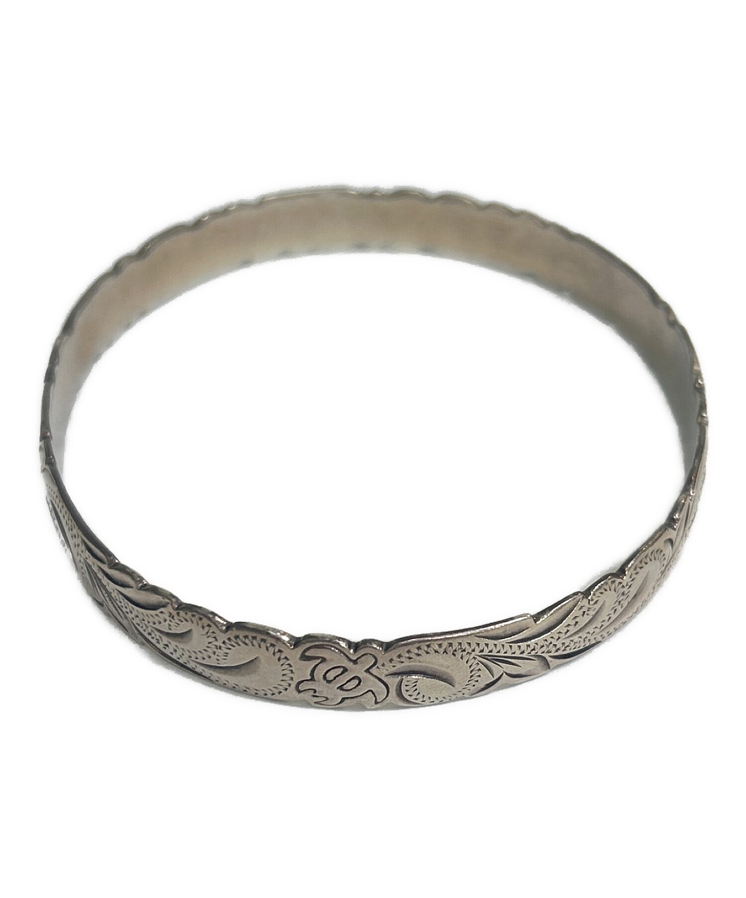 シルバーバングル　ハワイアンジュエリー【※難あり】 中古・古着通販】- (-) ハワイアンジュエリーバングル シルバーカラー