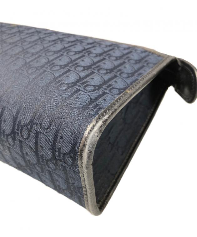 Christian Dior ネイビー クラッチバッグ 中古・古着通販】Christian Dior (クリスチャン ディオール) クラッチ