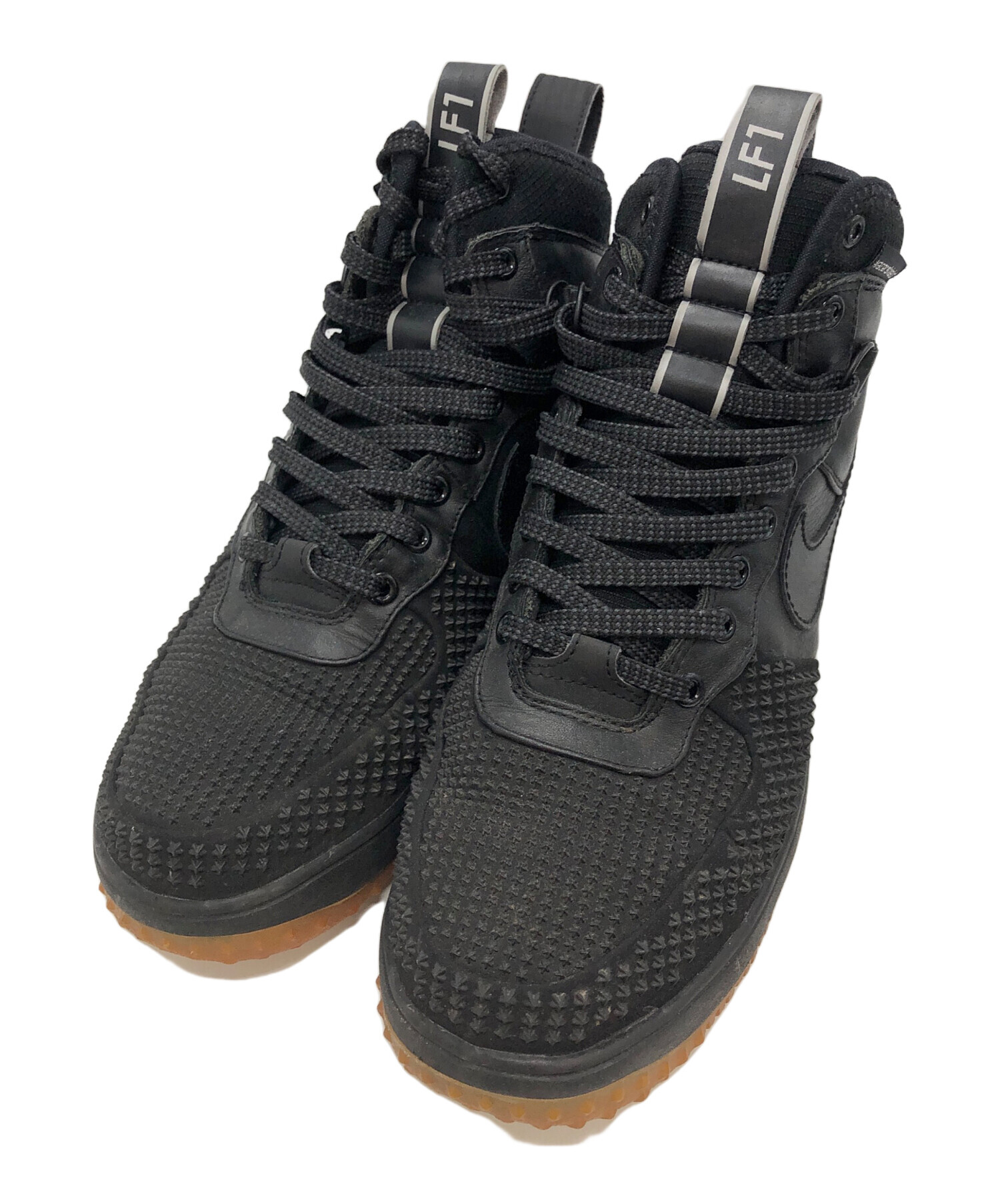 中古・古着通販】NIKE (ナイキ) ルナフォース1ダックブーツ ブラック