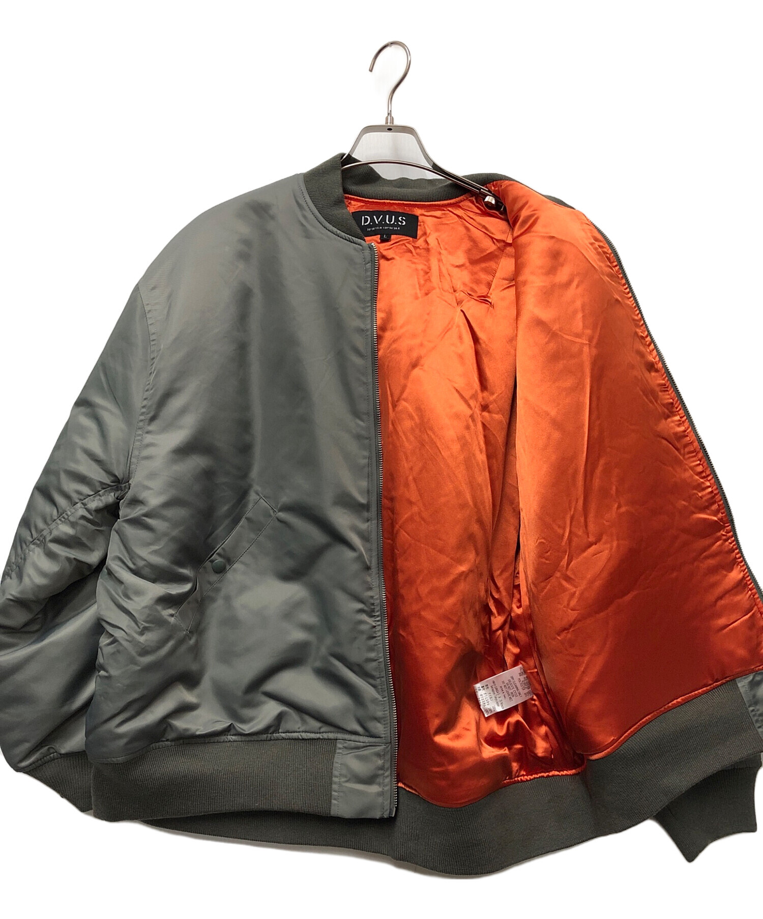 MA-1 DEVILUSE D.V.U.S DVUS オーバーサイズ　17 中古・古着通販】D.V.U.S (デビルユース) MA-1ジャケット オリーブ