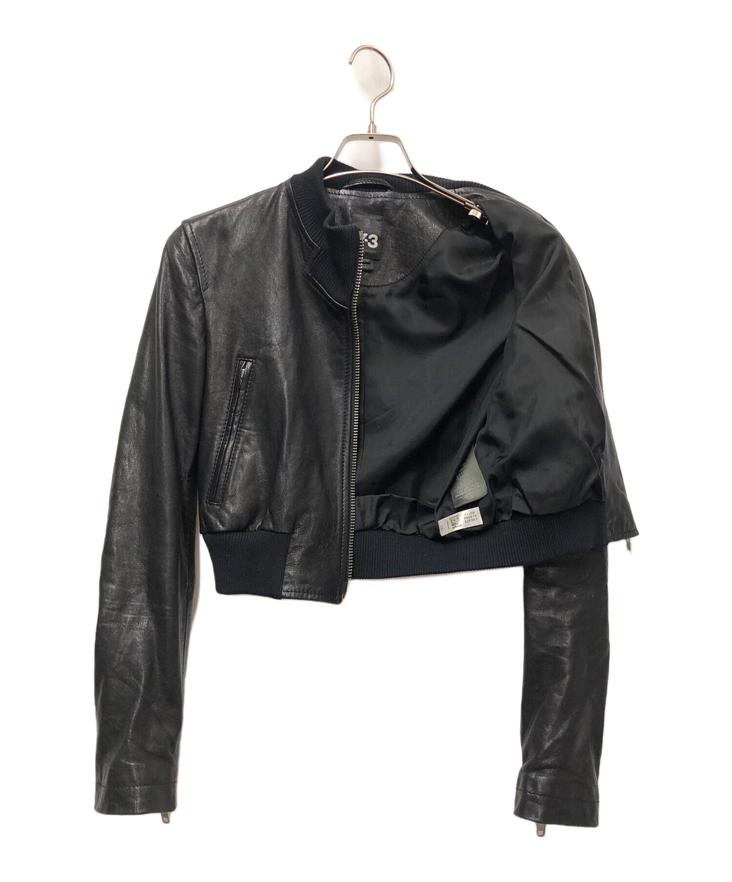 中古・古着通販】Y-3 (ワイスリー) シングルライダースジャケット 
