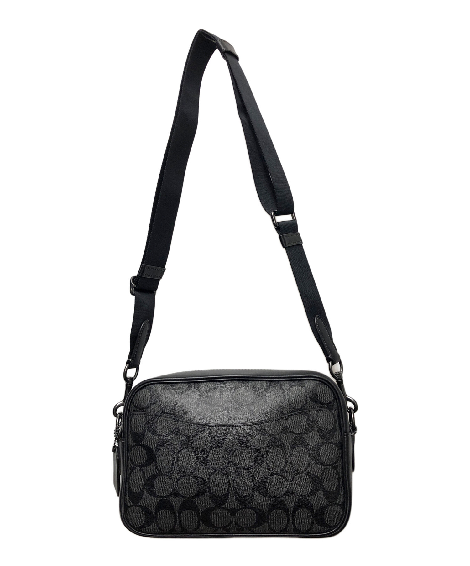 中古・古着通販】COACH (コーチ) チャコール エリアス クロスボディ 