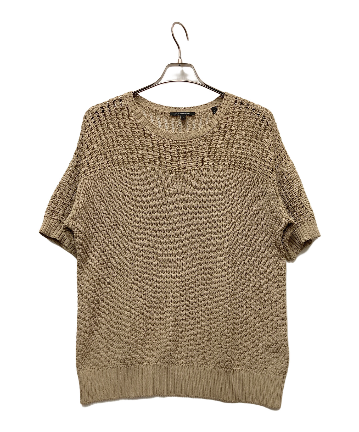 アルマーニ エクスチェンジ ニット 異素材 ドッキング ARMANIEXCHANGE 