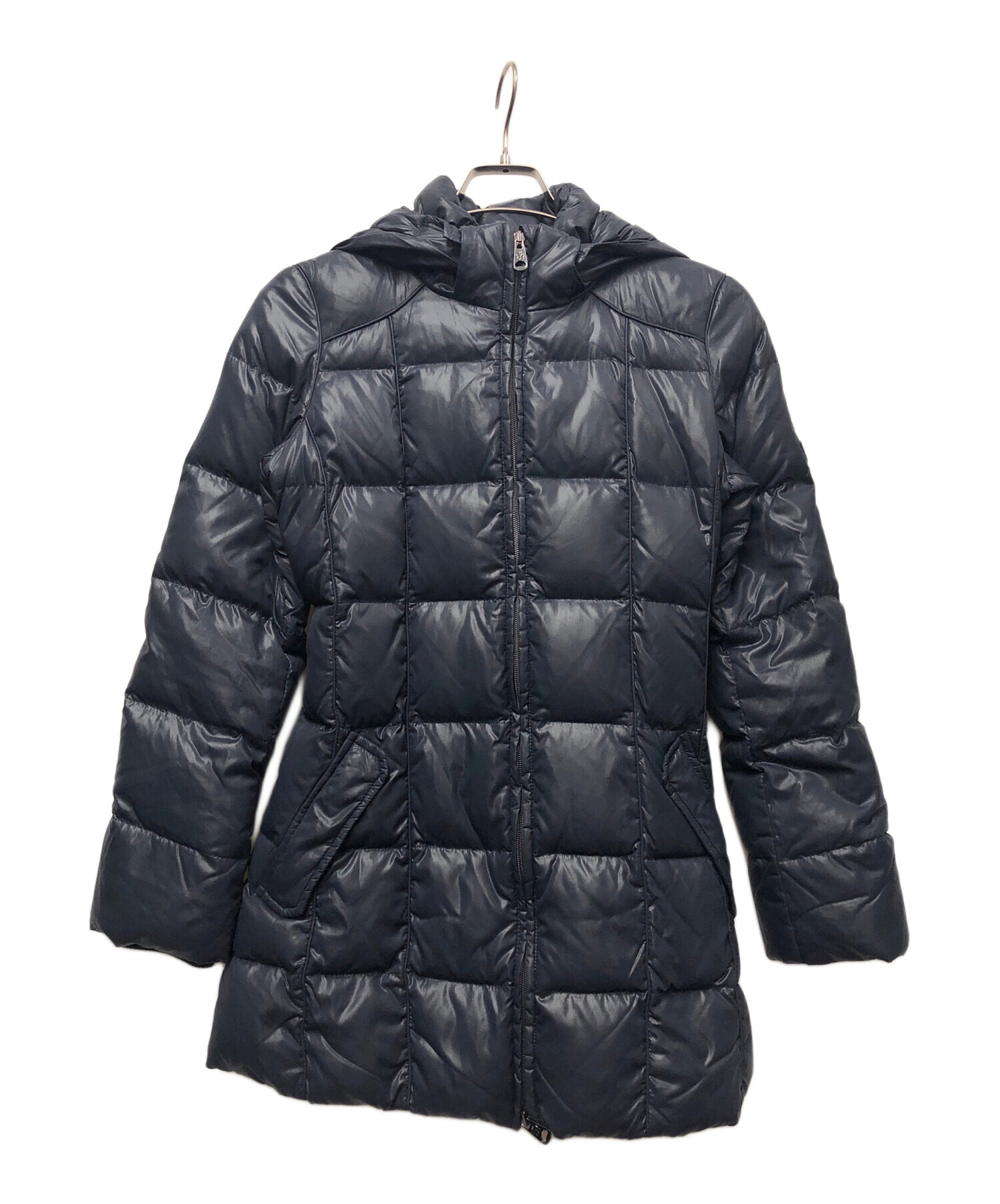 中古・古着通販】MaxMara (マックスマーラ) ダウンコート ネイビー 