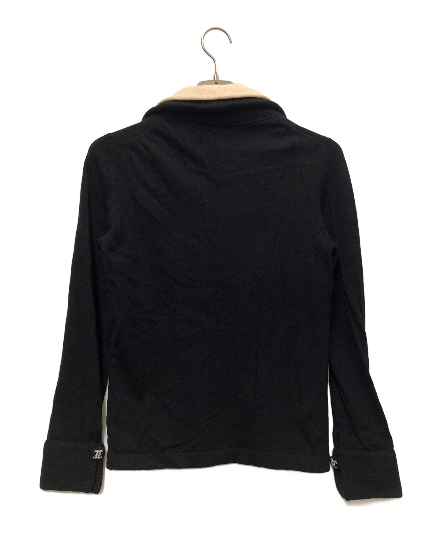 中古・古着通販】CHANEL (シャネル) 厚手ニット ブラック