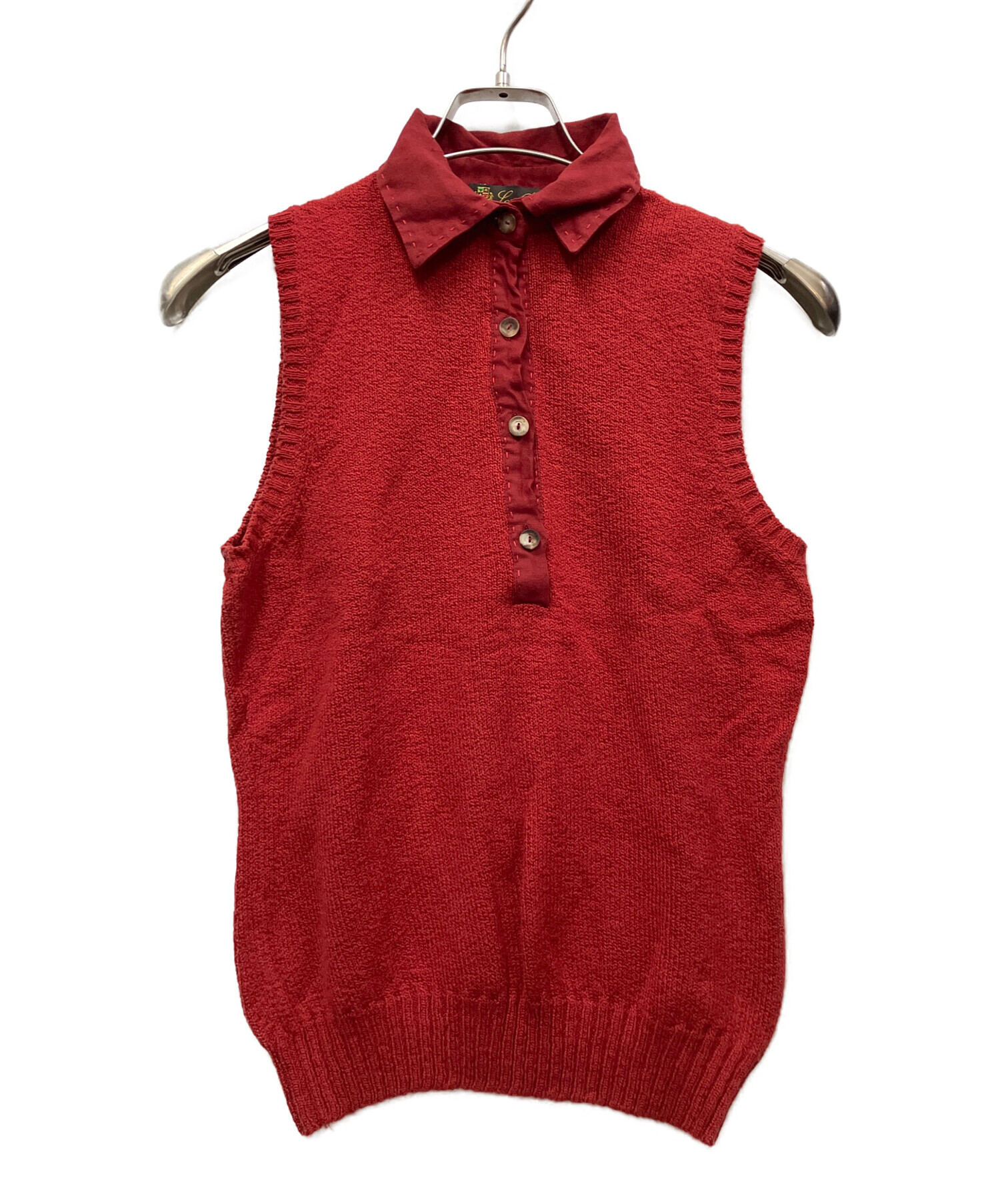 中古・古着通販】LORO PIANA (ロロピアーナ) ニットベスト レッド