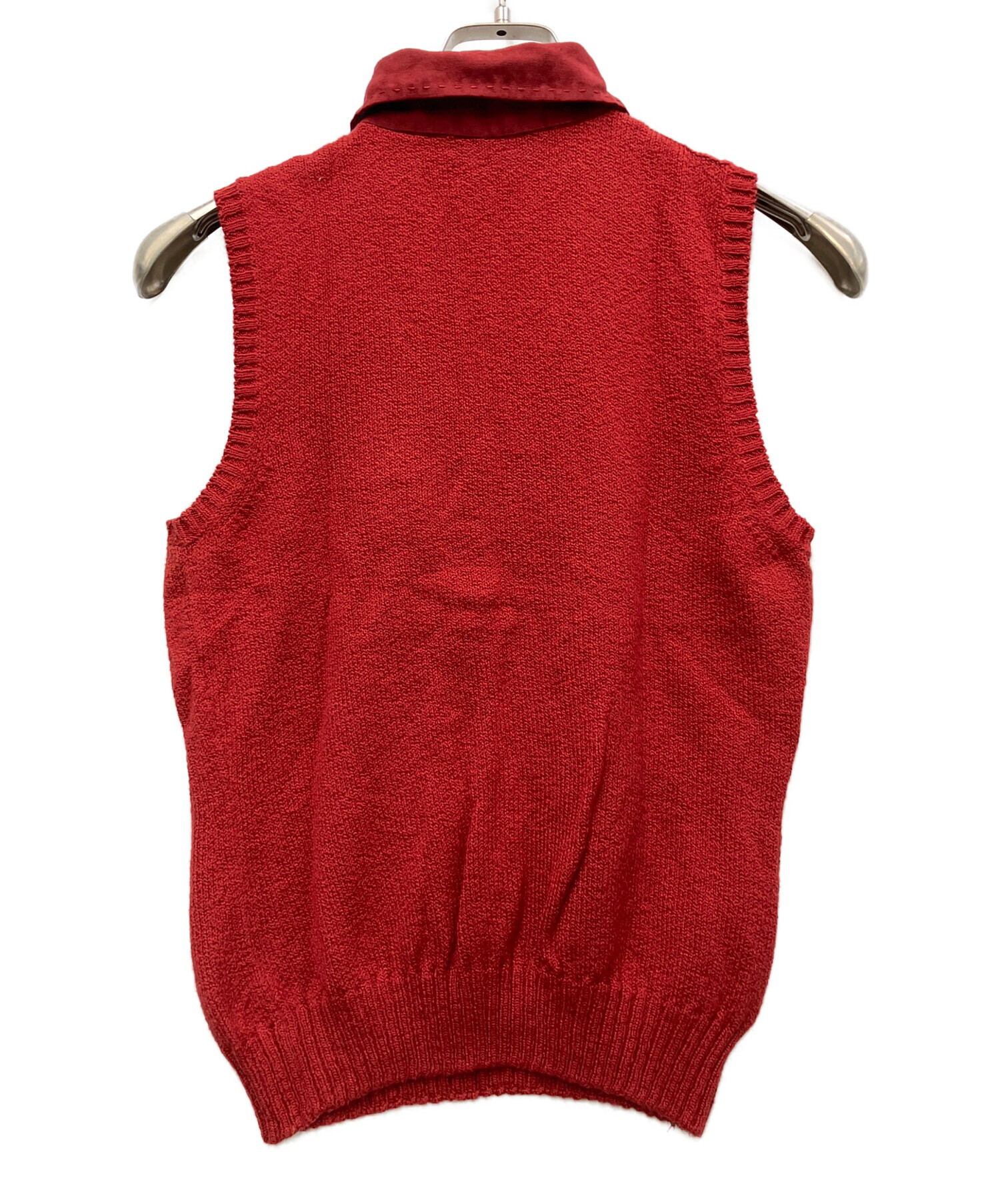 中古・古着通販】LORO PIANA (ロロピアーナ) ニットベスト レッド
