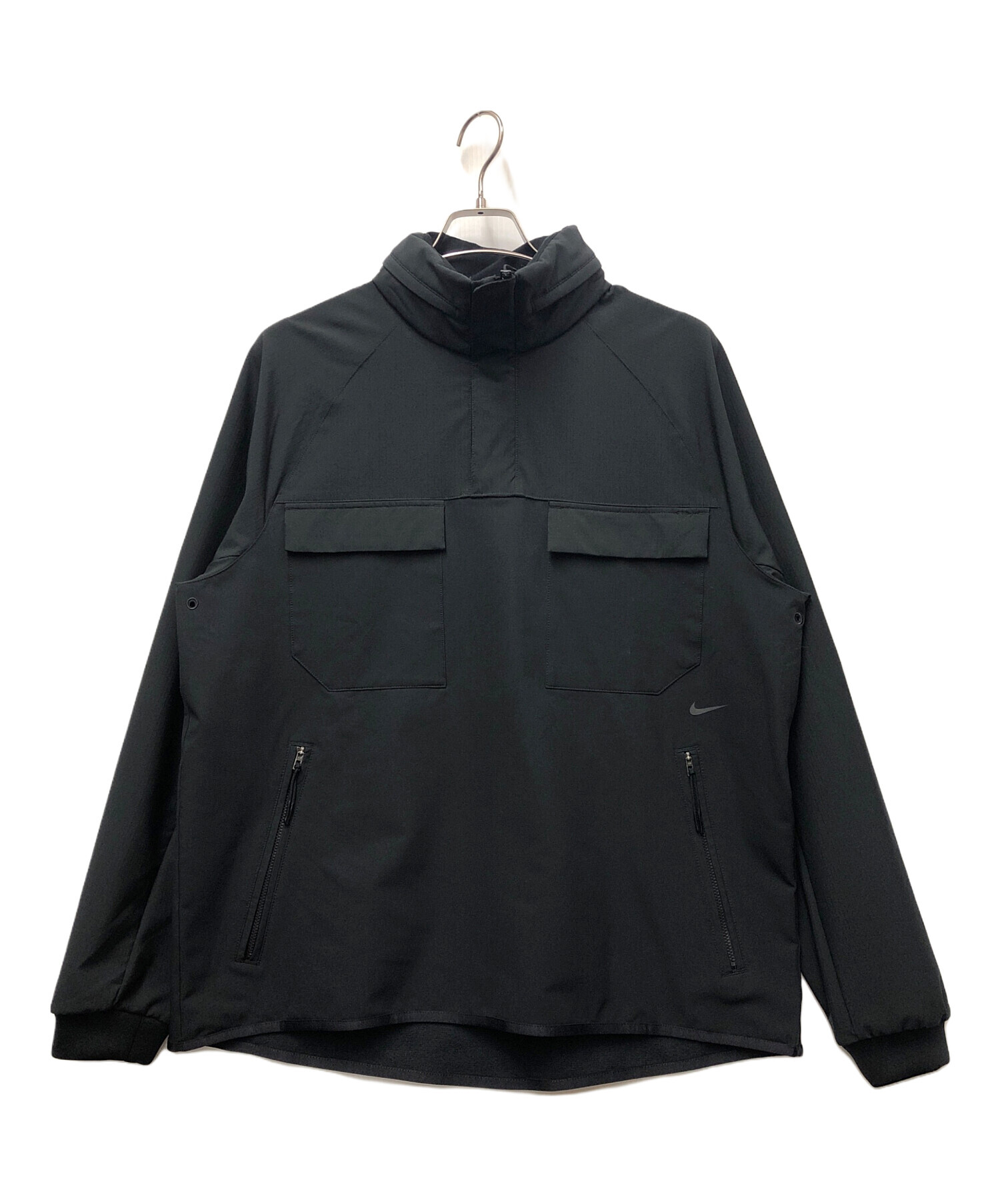 中古・古着通販】NIKE (ナイキ) アノラックパーカー ブラック サイズ:L