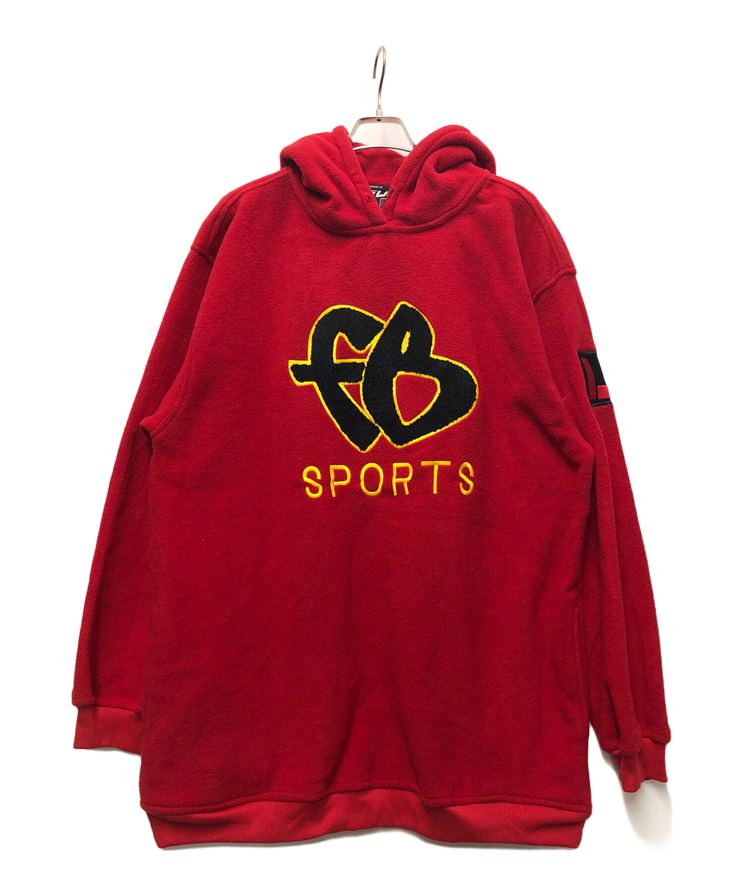 中古・古着通販】FUBU (フブ) フリースプルオーバーパーカー レッド