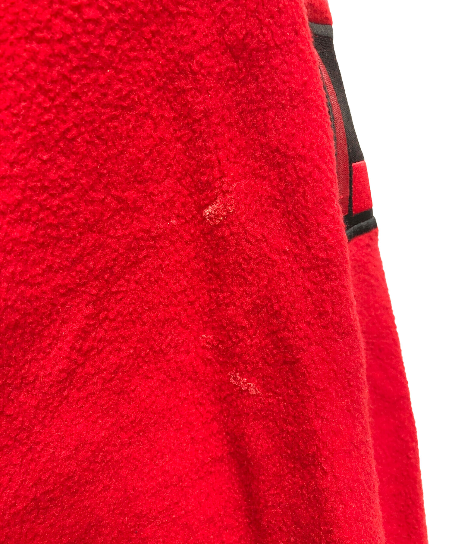 中古・古着通販】FUBU (フブ) フリースプルオーバーパーカー レッド