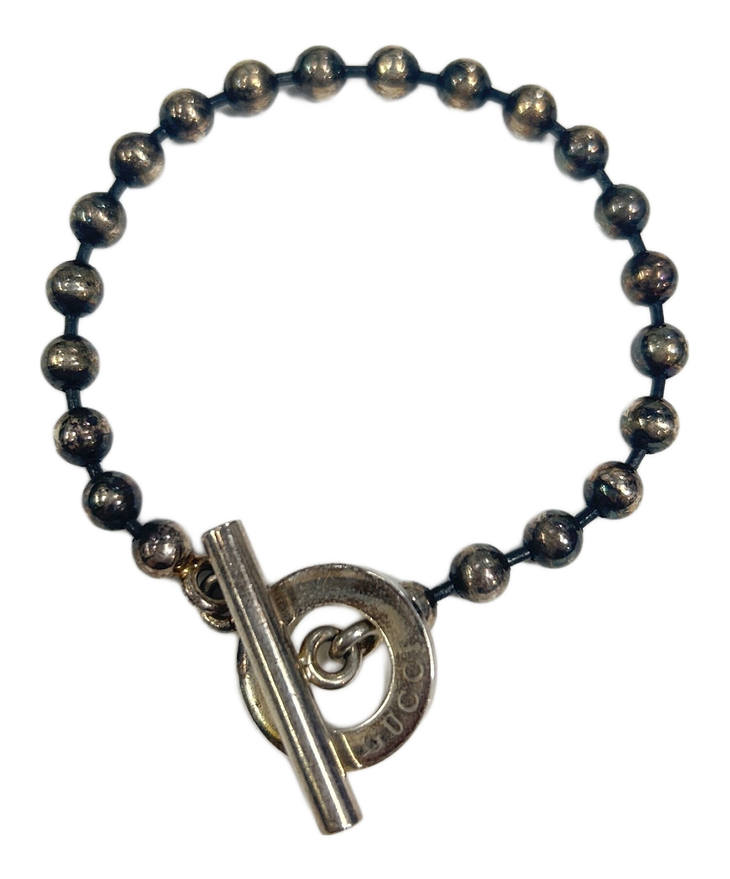 中古・古着通販】GUCCI (グッチ) ボールチェーンブレスレット 中古・古着通販】GUCCI (グッチ) ボールチェーンブレスレット