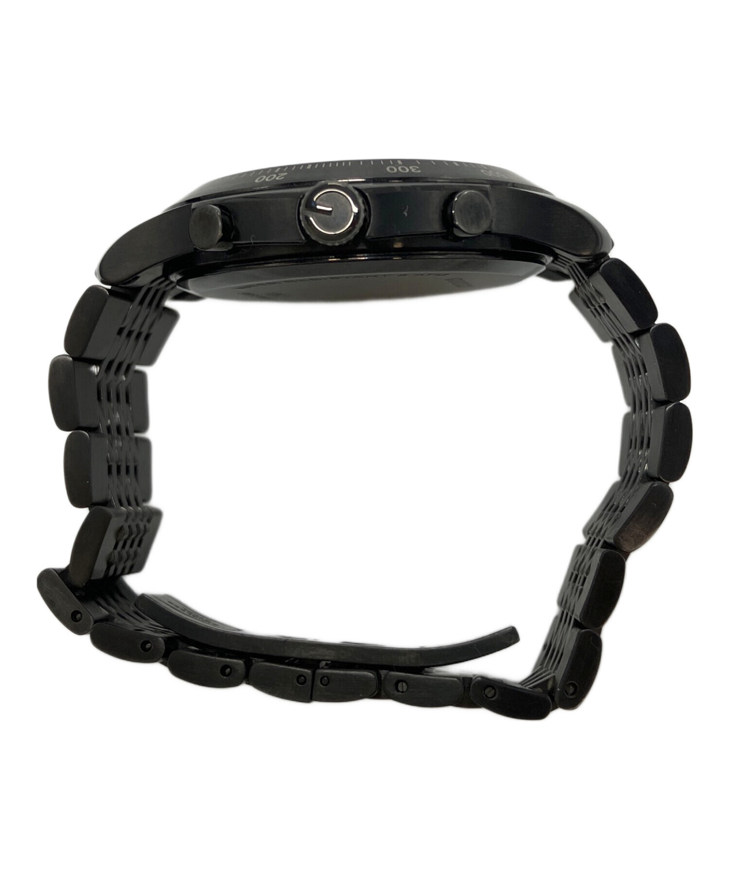 中古・古着通販】GUCCI (グッチ) Gタイムレス クロノグラフ ブラック 