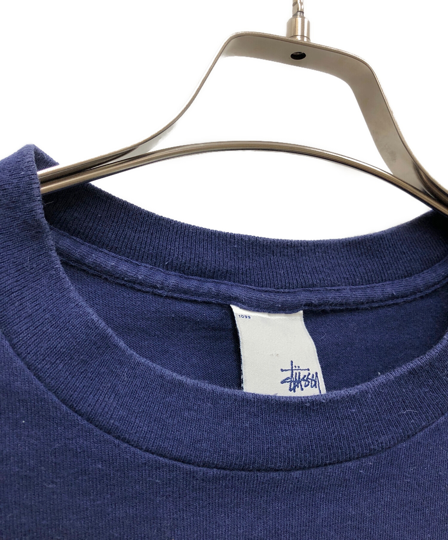 Stussy ネイビー 長袖カットソー S STUSSY（Tシャツ/カットソー(七分