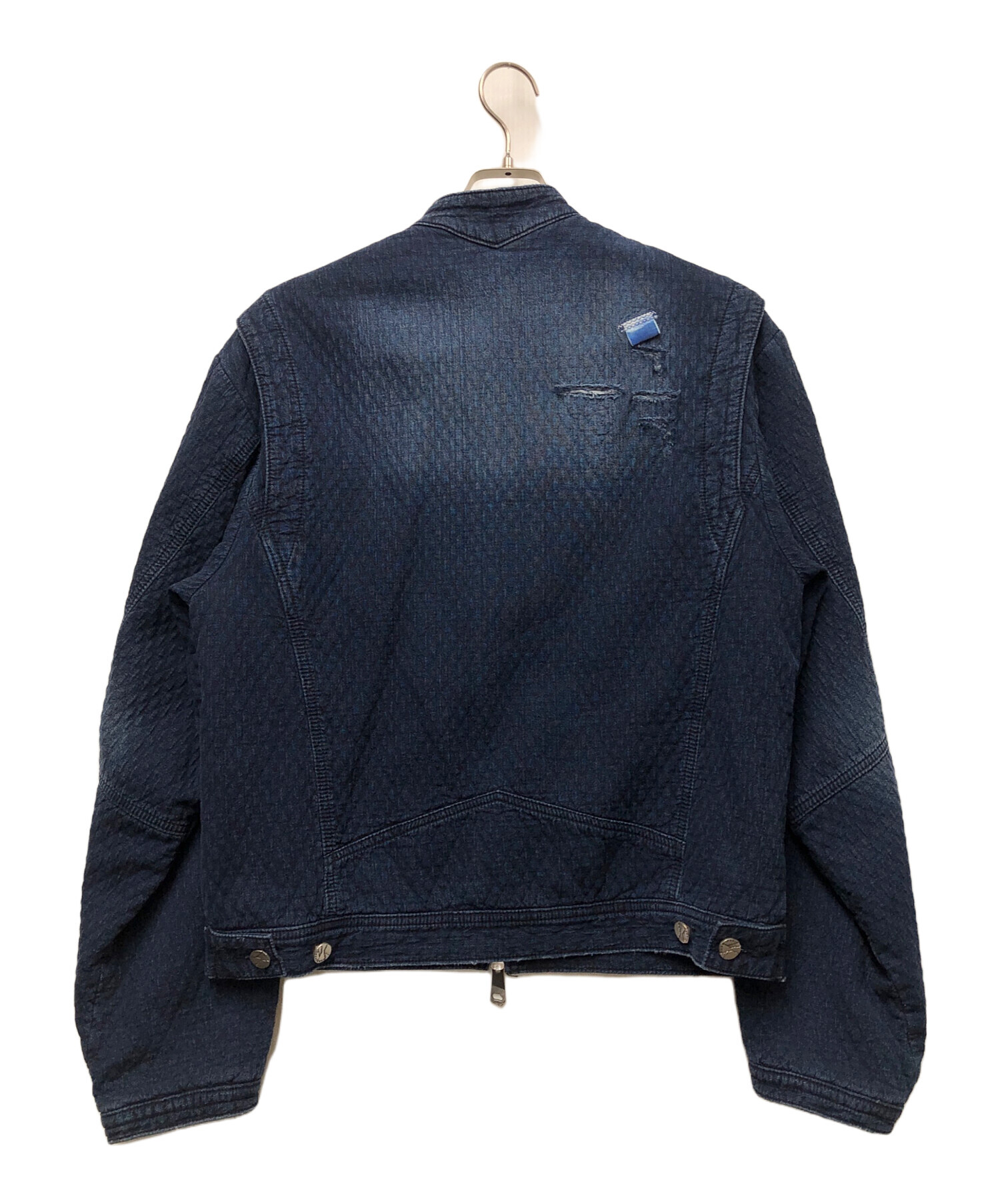 ジャケット・アウター ADER ERROR Navy Pelter Denim Jacket 中古・古着通販】ADER error (アーダーエラー) Pelter jacket ネイビー