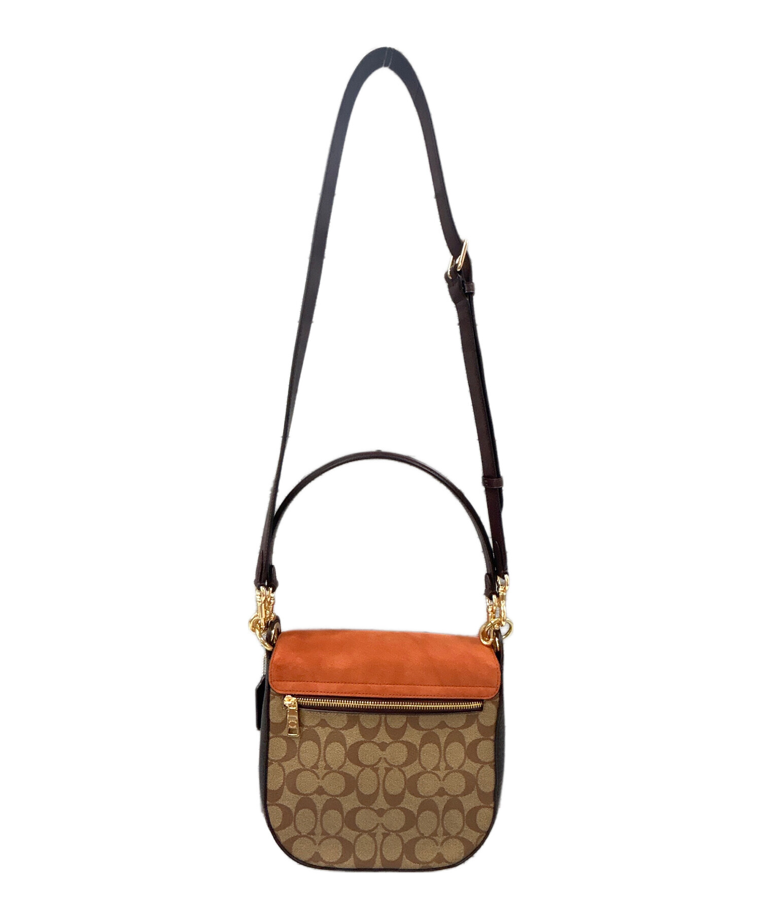 【美品】コーチ coach ショルダーバッグ　クリオ コーチ COACH クリオ ショルダーバッグ シグネチャー カーキマルチ カバン