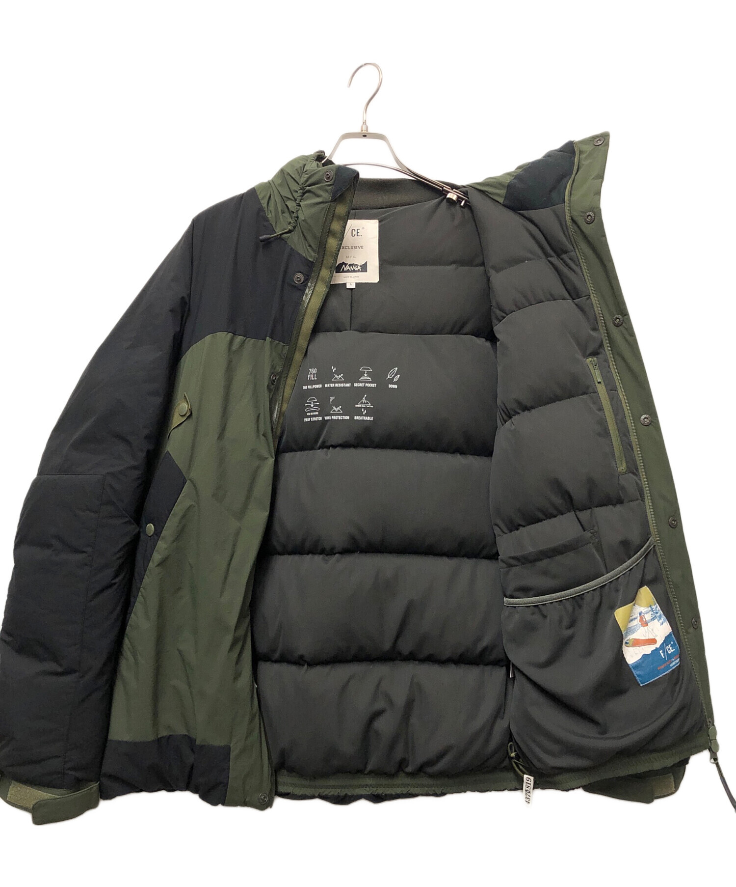 中古・古着通販】F/CE. (エフシーイー) NANGA (ナンガ) ダウン