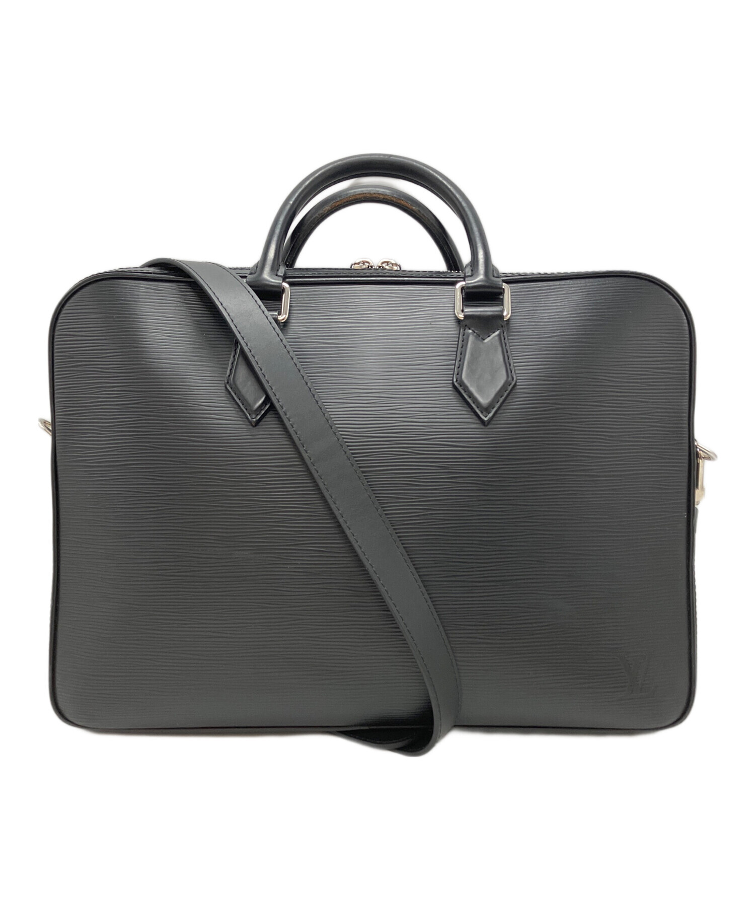 Louis Vuittonエピ ブラック ブリーフケース 中古・古着通販】LOUIS VUITTON (ルイ ヴィトン) エピ ダンディー