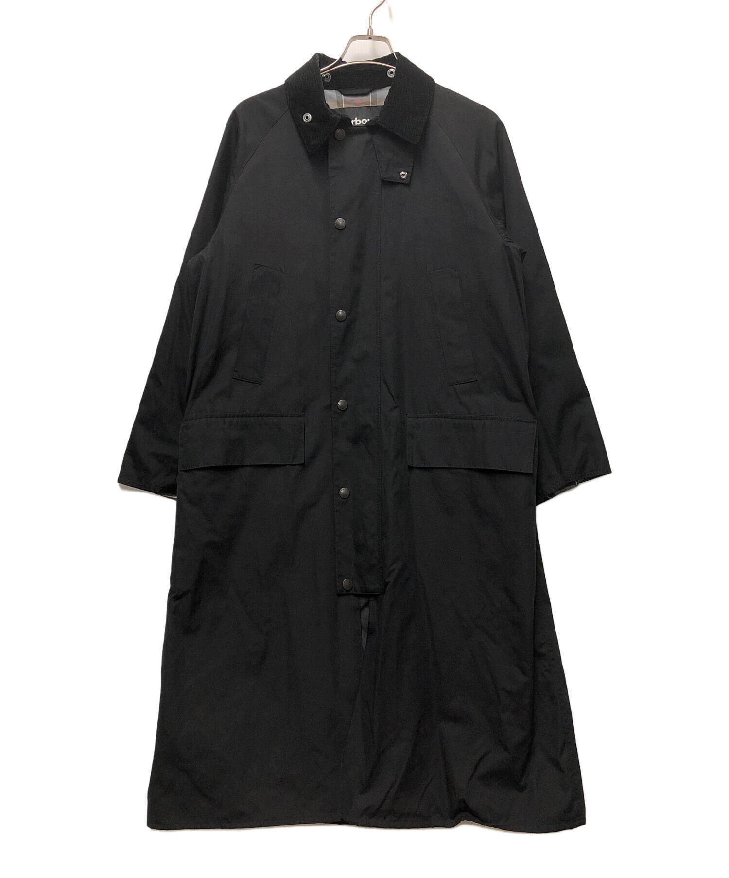【Barbour】バブアー　ウールコートブラック 古着 中古・古着通販】Barbour (バブアー) SNOWDONコート ブラック サイズ