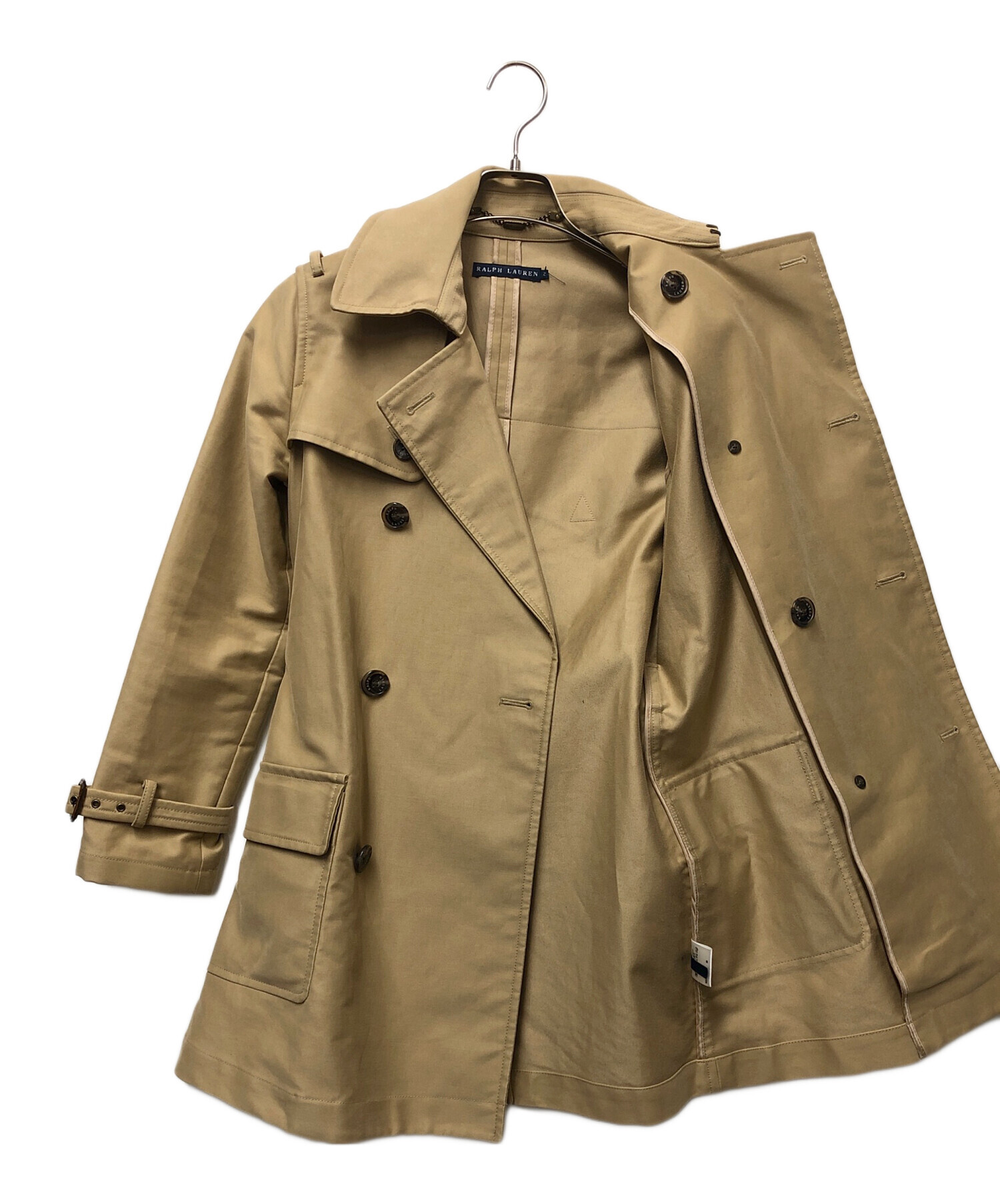 美品 RALPH LAUREN ベージュ トレンチコート 7 定価20万円 美品 RALPH LAUREN ベージュ トレンチコート 7 定価20万円 - メルカリ