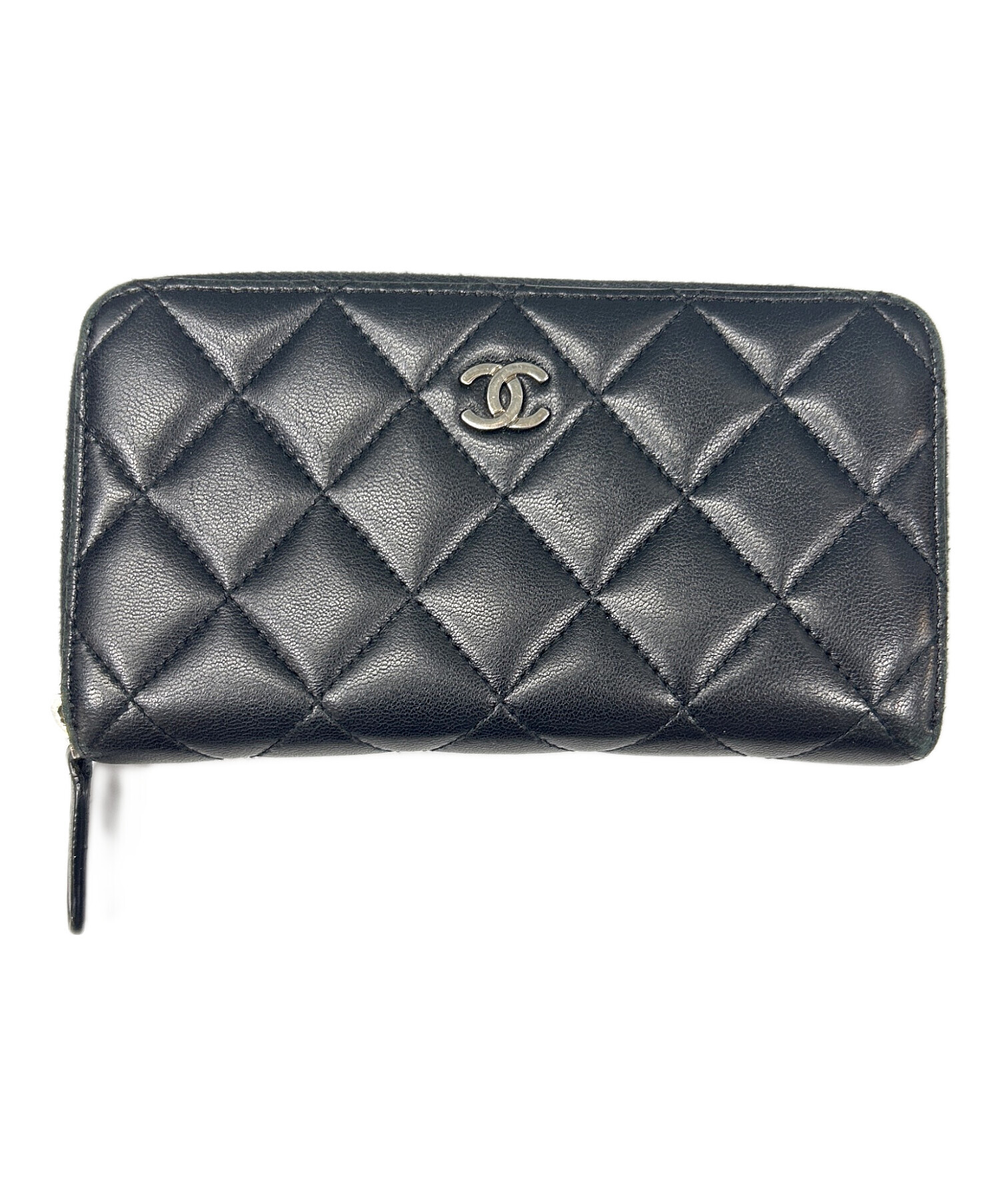 中古・古着通販】CHANEL (シャネル) マトラッセコインケース ブラック 