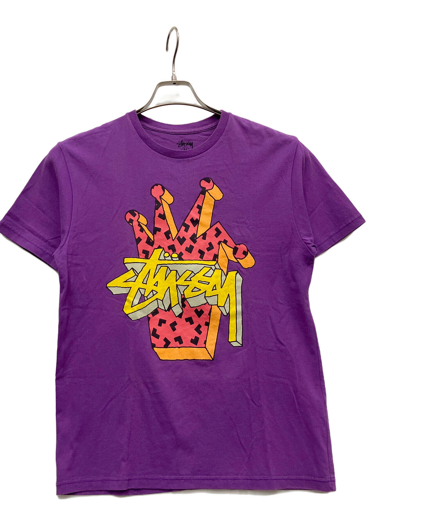 中古・古着通販】stussy (ステューシー) 半袖カットソー パープル