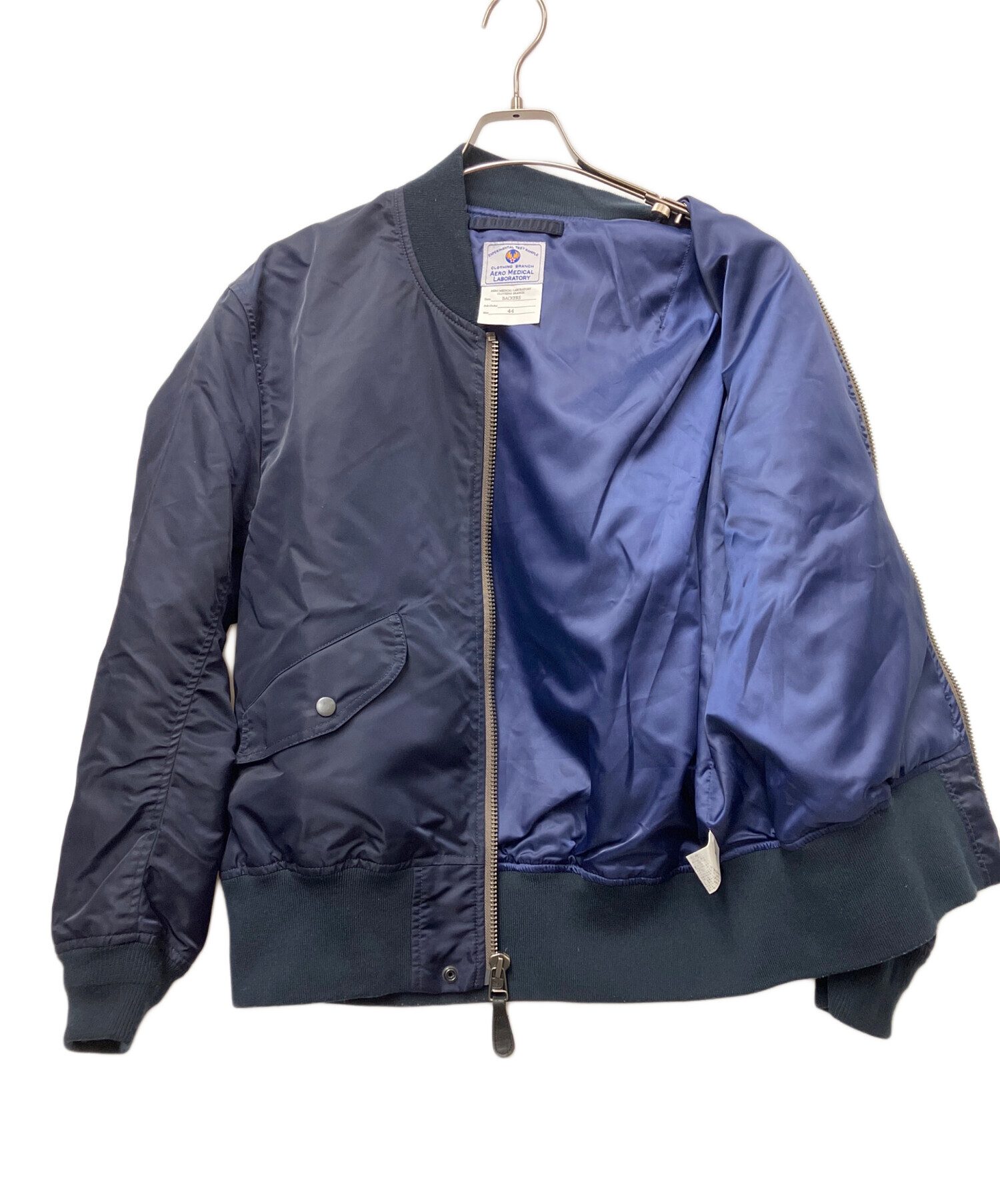 中古・古着通販】Backers (バッカーズ) MA-1ジャケット ネイビー