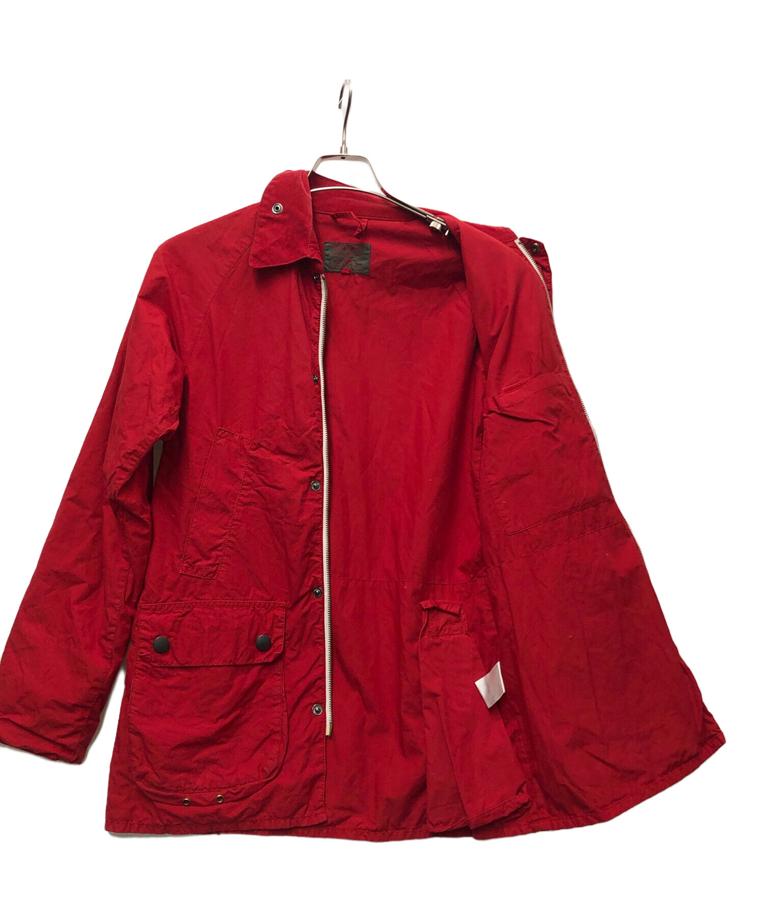 中古・古着通販】Barbour (バブアー) ノンオイルジャケット レッド 