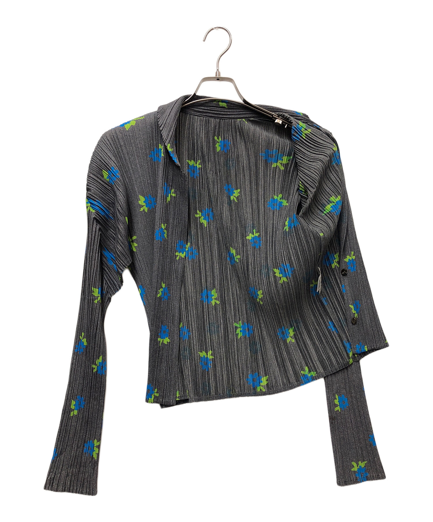 中古・古着通販】PLEATS PLEASE (プリーツプリーズ) 長袖シャツ グレー