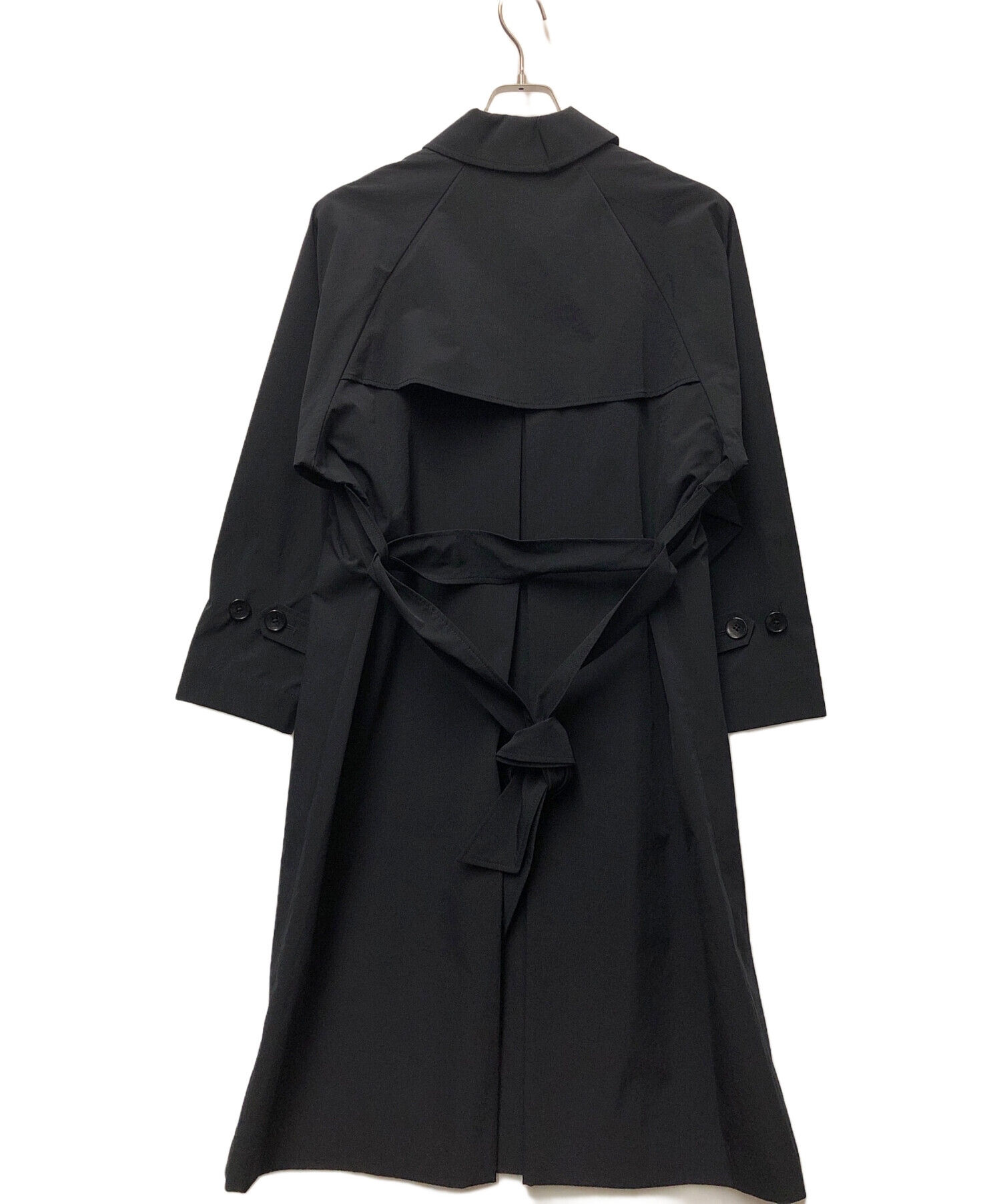 中古・古着通販】ANAYI (アナイ) ロングコート ブラック サイズ:M