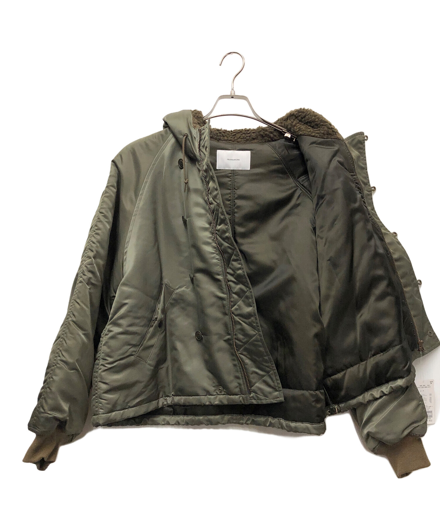 中古・古着通販】FRAMeWORK (フレームワーク) N-2Bクロップド