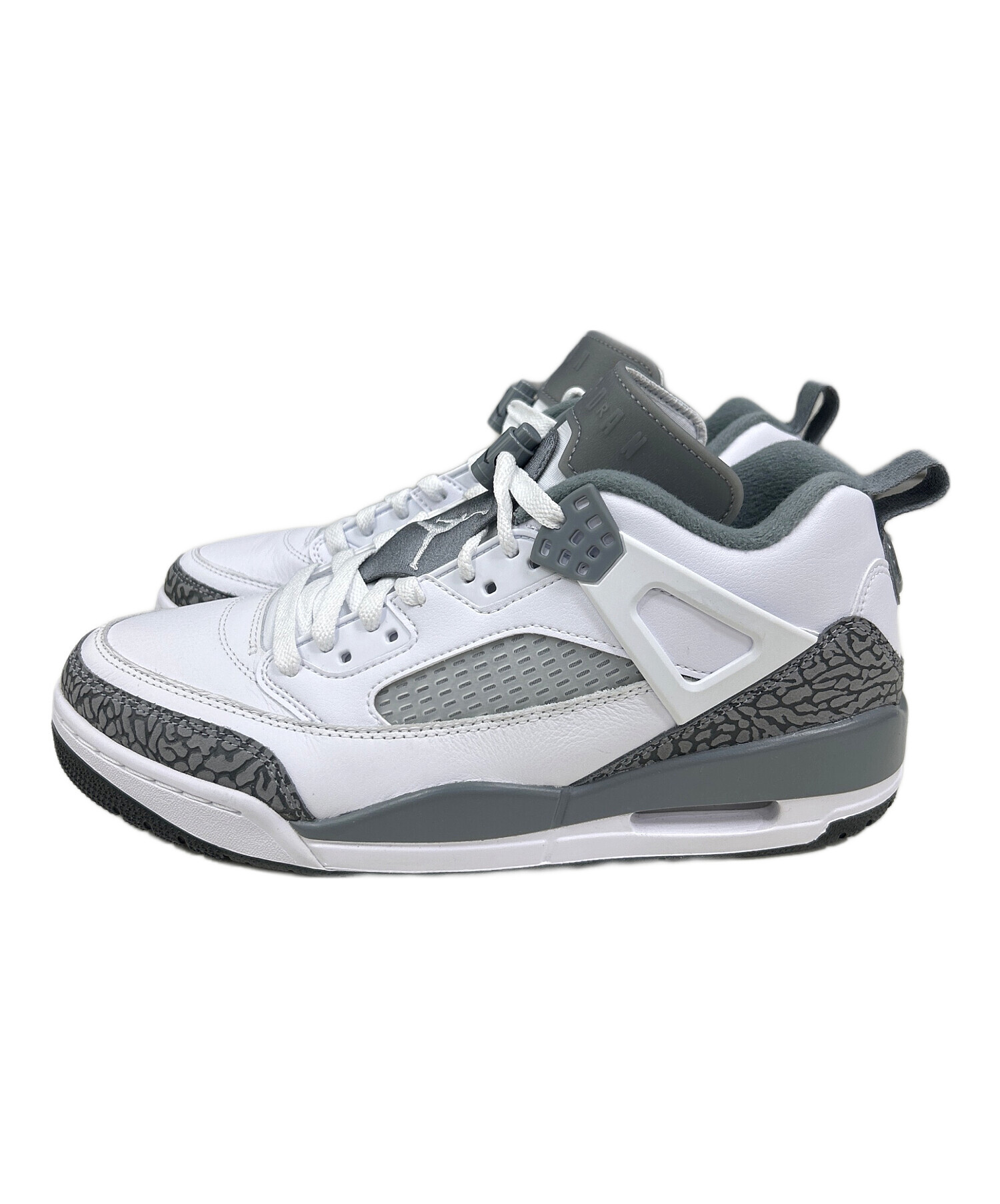 中古・古着通販】NIKE (ナイキ) JORDAN SPIZIKE LOW ホワイト×グレー 