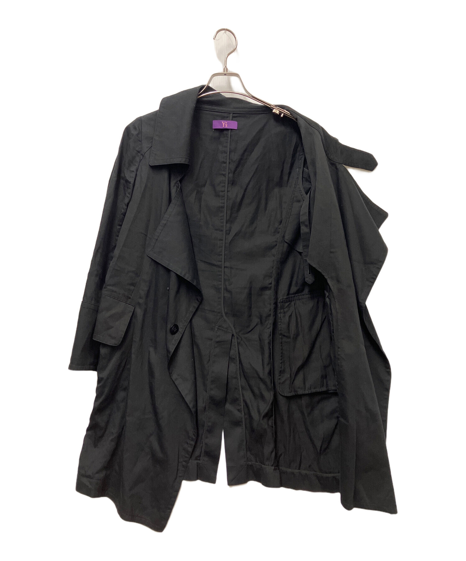 Y’s ワイズ変形ショートコート Y's ワイズ変形ショートコート ヨウジヤマモト ワイズy's 襟変形