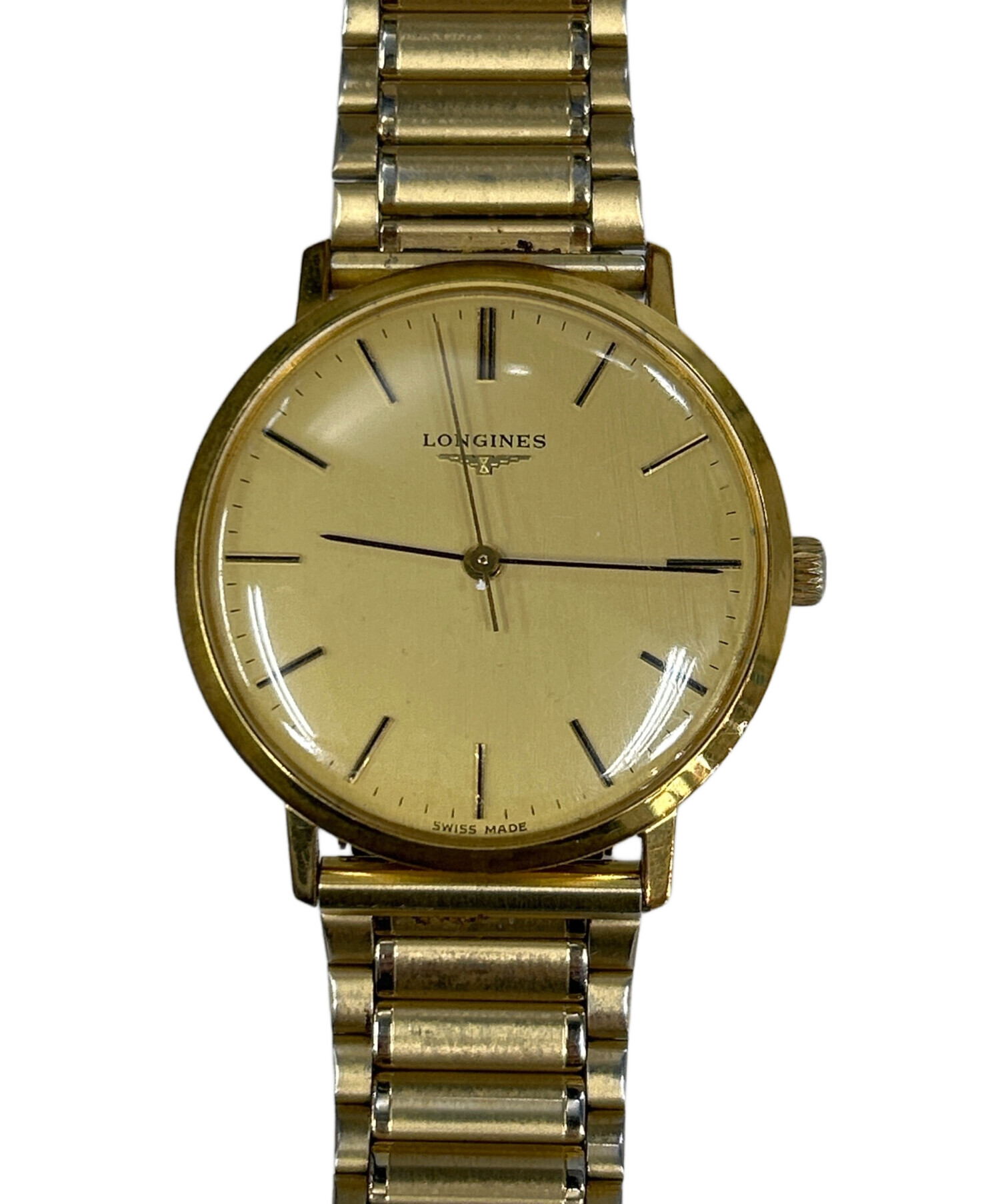 中古・古着通販】LONGINES (ロンジン) リストウォッチ ゴールドカラー