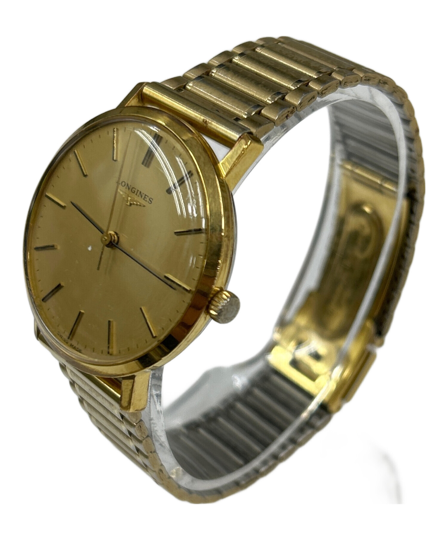 希少　LONGINES　ゴールドカラー 中古・古着通販】LONGINES (ロンジン) リストウォッチ ゴールドカラー