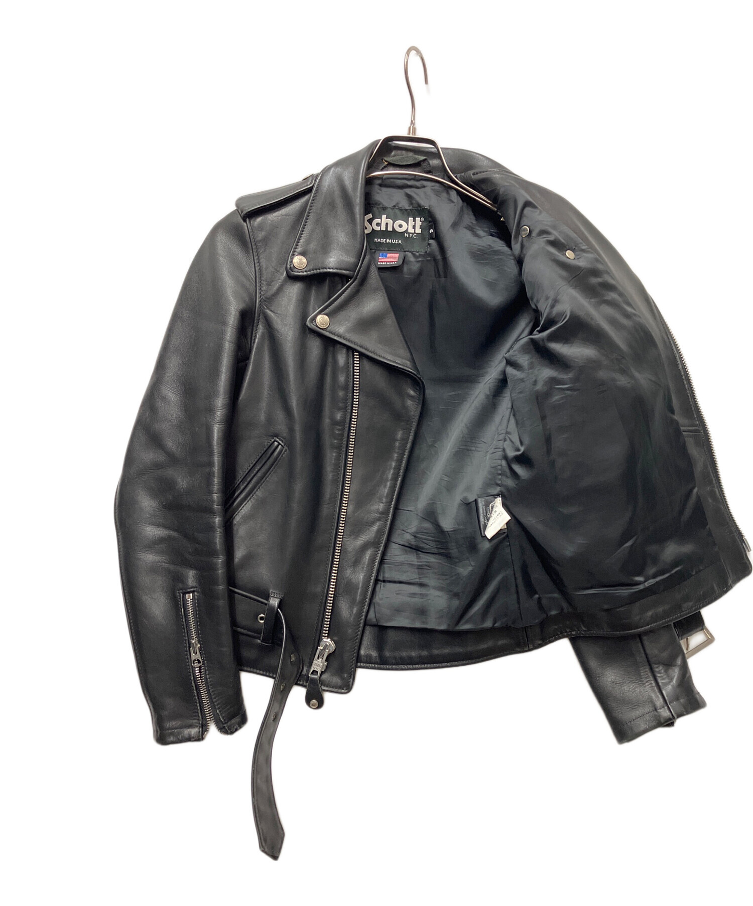 中古・古着通販】Schott (ショット) ダブルライダースジャケット
