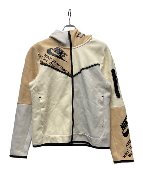 中古・古着通販】NIKE (ナイキ) ジップパーカー ベージュ サイズ:L
