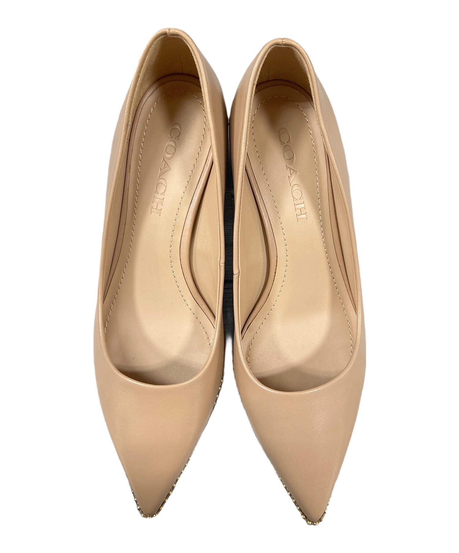 COACH コーチ　ウィラ　パンプス　24cm 美品 人気　完売品 中古・古着通販】COACH (コーチ) ウィラパンプス ピンク サイズ:6C