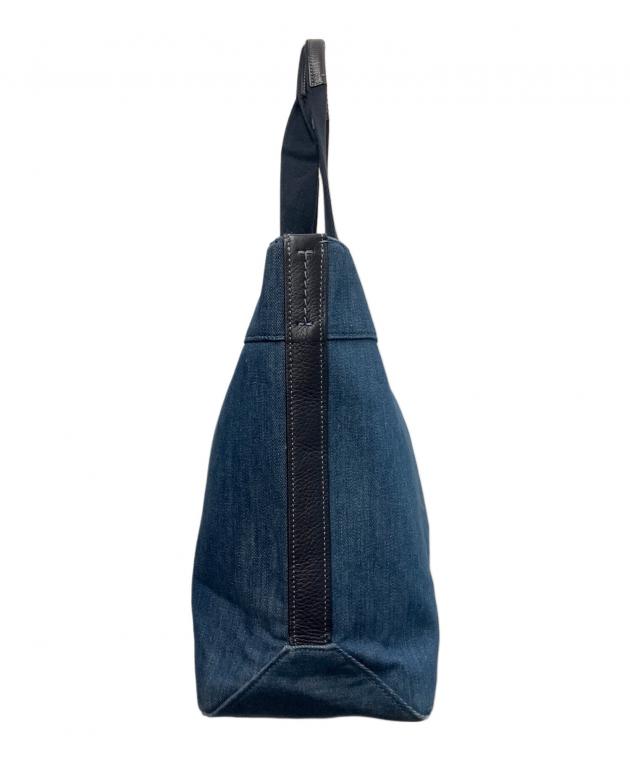 中古・古着通販】COACH (コーチ) デニムトートバッグ インディゴ