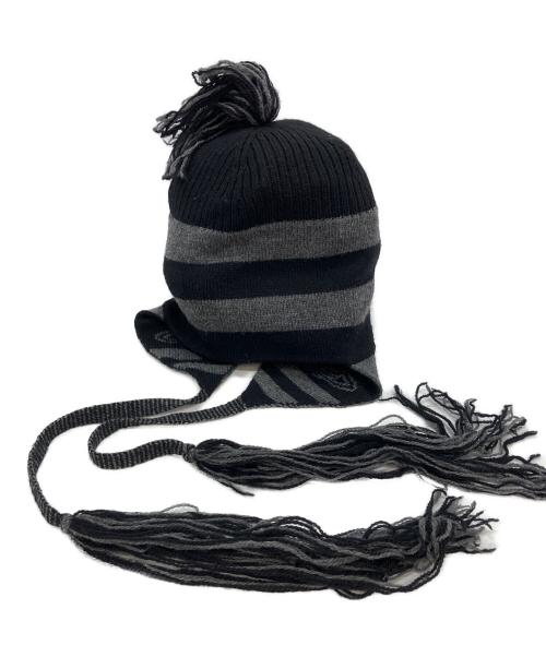 Vivienne Westwood ニット帽 黒とグレーのストライプ 中古・古着通販】Vivienne Westwood (ヴィヴィアンウエストウッド) ORB