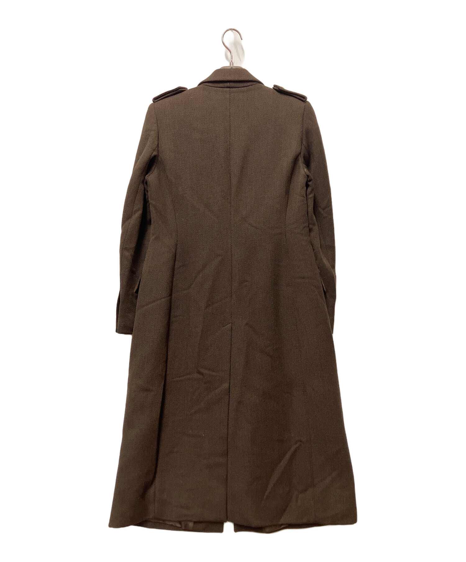 中古・古着通販】GUCCI (グッチ) ウールコート ブラウン サイズ:42